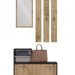 Garderoba Vera VERA ANTRACYT ARTISAN