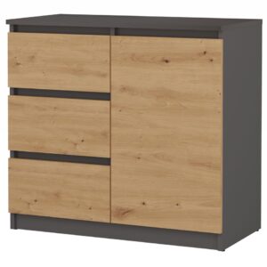 Komoda Malwa 1D3S ANTRACYT ARTISAN