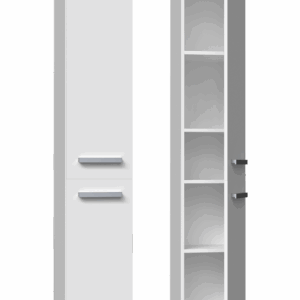 Słupek łazienkowy Nel II BIAŁY