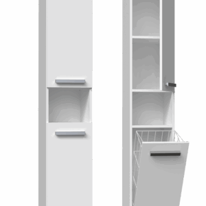 Słupek łazienkowy Nel III BIAŁY