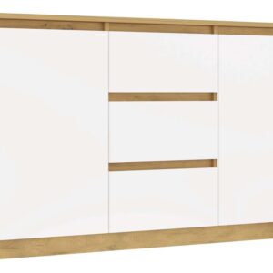 Komoda Malwa 2D3S DĄB ARTISAN BIEL