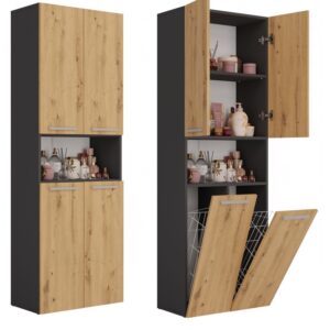 Słupek łazienkowy Nel 2K/DK ANTRACYT ARTISAN