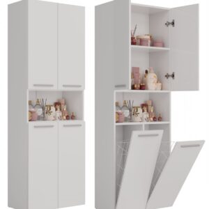 Słupek łazienkowy Nel 2K/DK BIAŁY